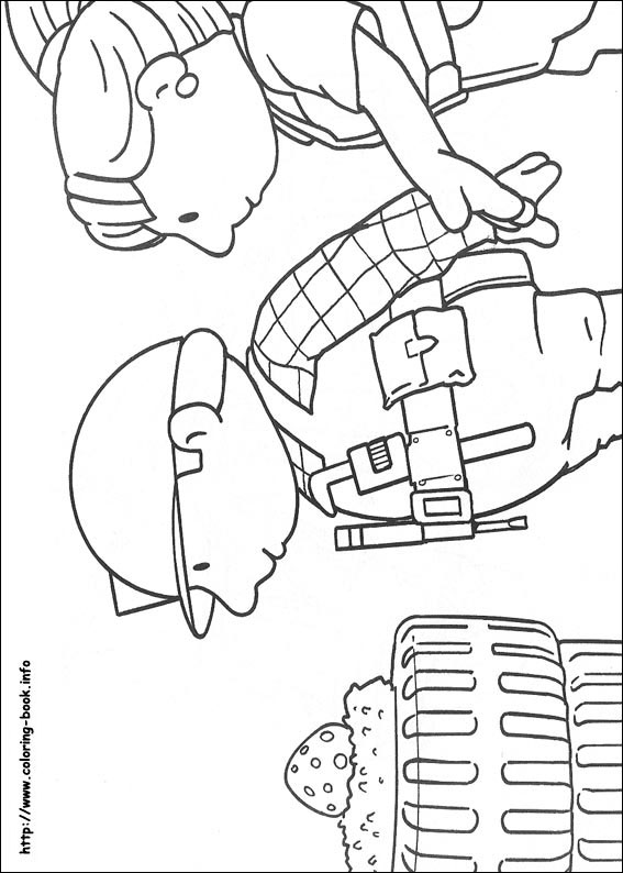 Bob the Builder coloring picture